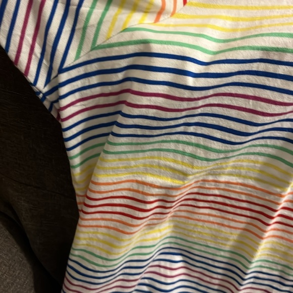 Lands' End Striped Cotton Tee - Picture 3 of 6